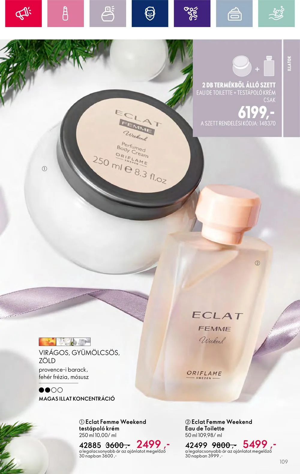 Oriflame akciós újság 11.15–12.05 – 109. oldal