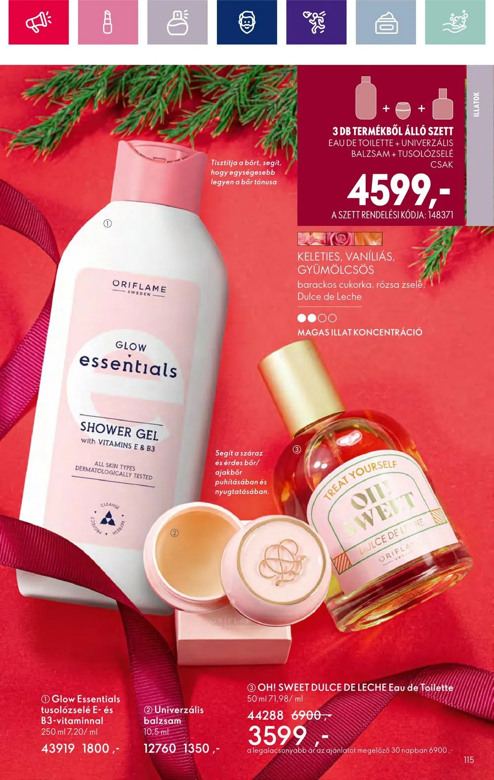 Oriflame akciós újság 11.15–12.05 – 115. oldal