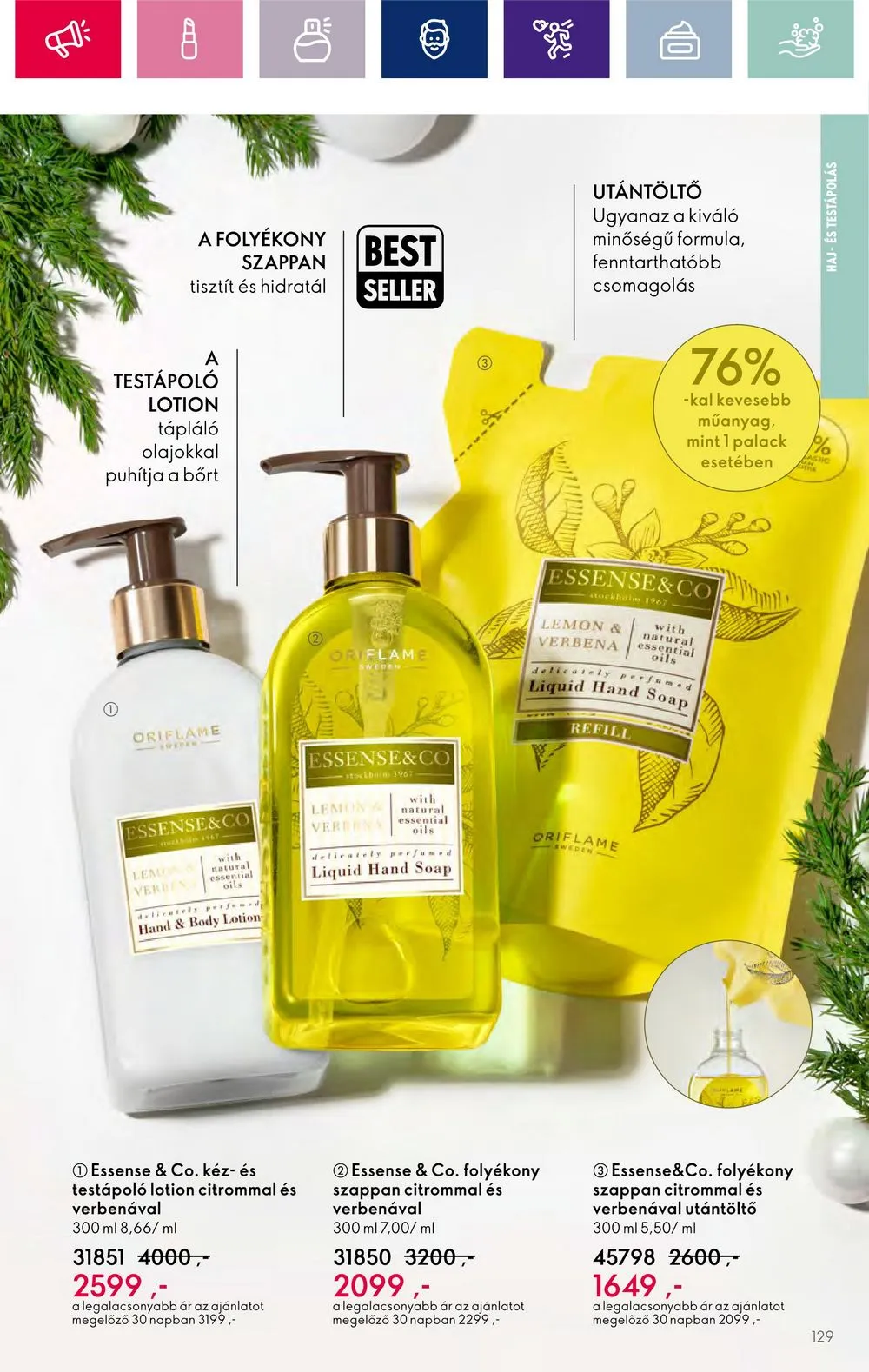 Oriflame akciós újság 11.15–12.05 – 129. oldal