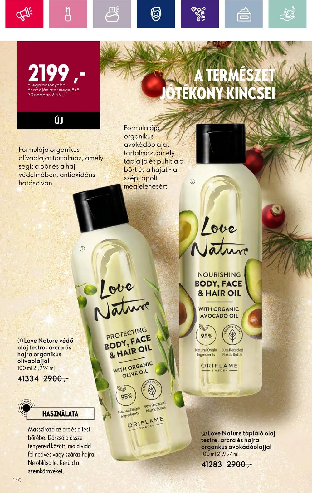 Oriflame akciós újság 11.15–12.05 – 140. oldal