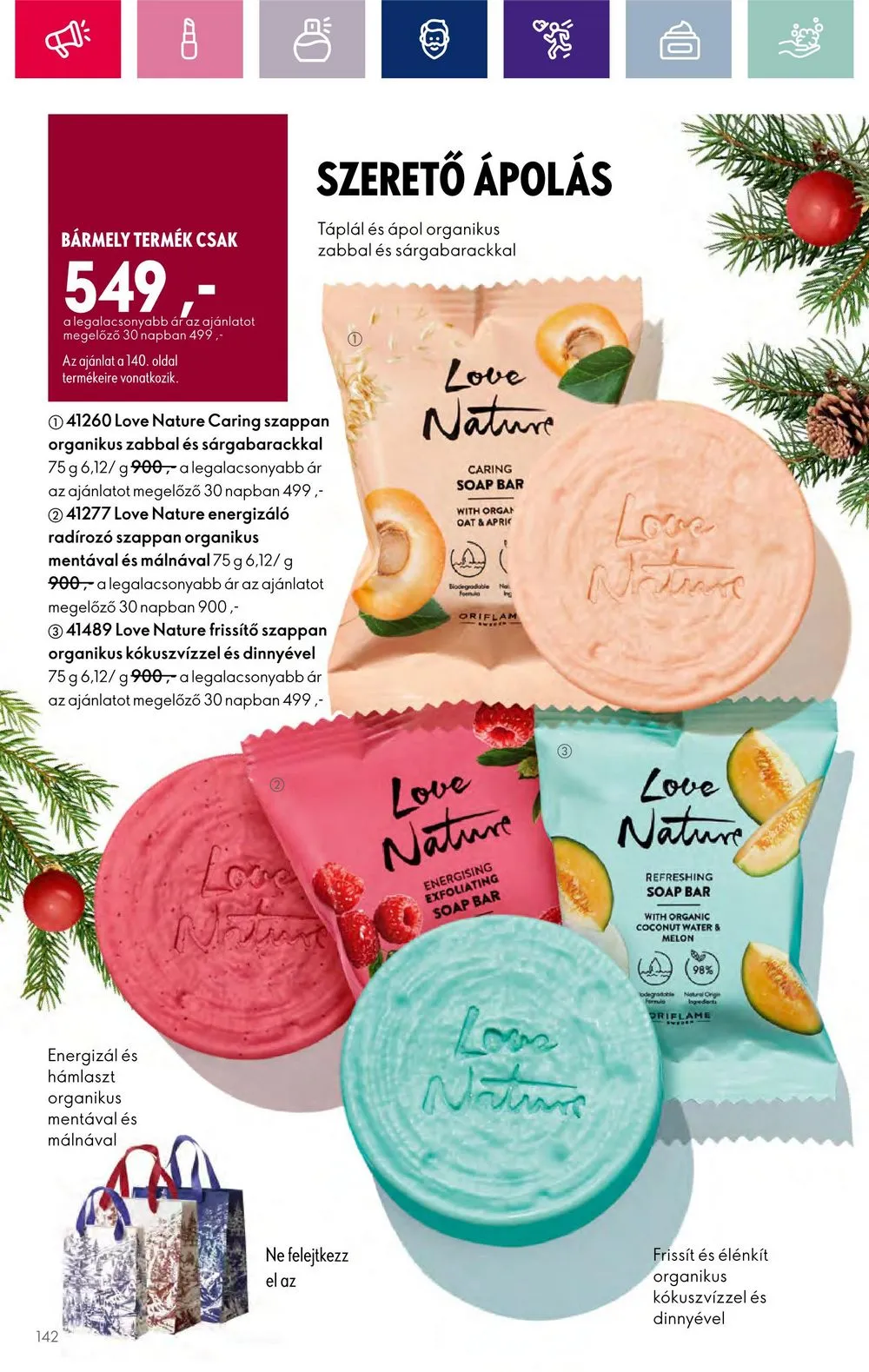 Oriflame akciós újság 11.15–12.05 – 142. oldal