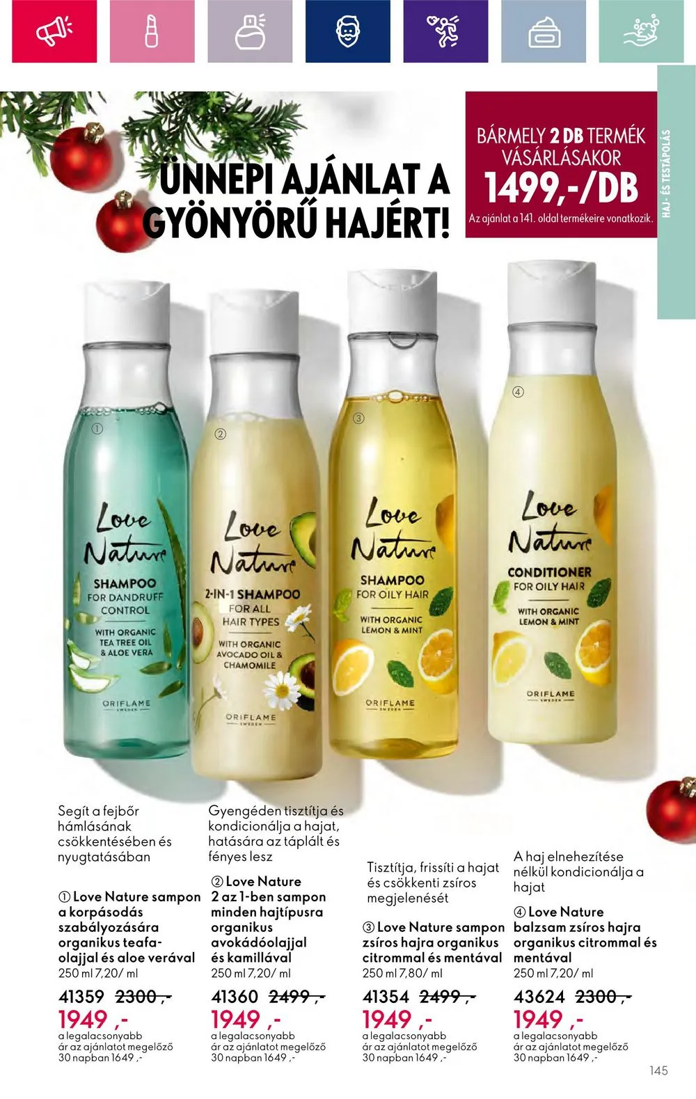 Oriflame akciós újság 11.15–12.05 – 145. oldal