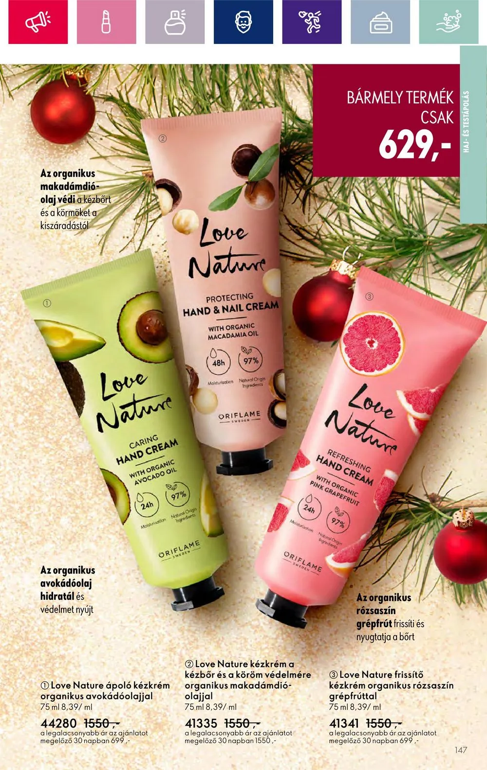 Oriflame akciós újság 11.15–12.05 – 147. oldal