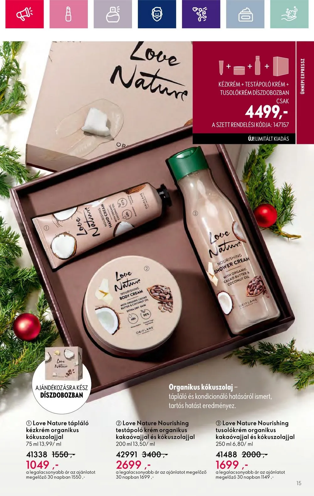 Oriflame akciós újság 11.15–12.05 – 15. oldal