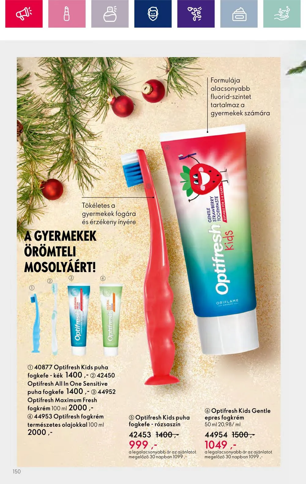 Oriflame akciós újság 11.15–12.05 – 150. oldal