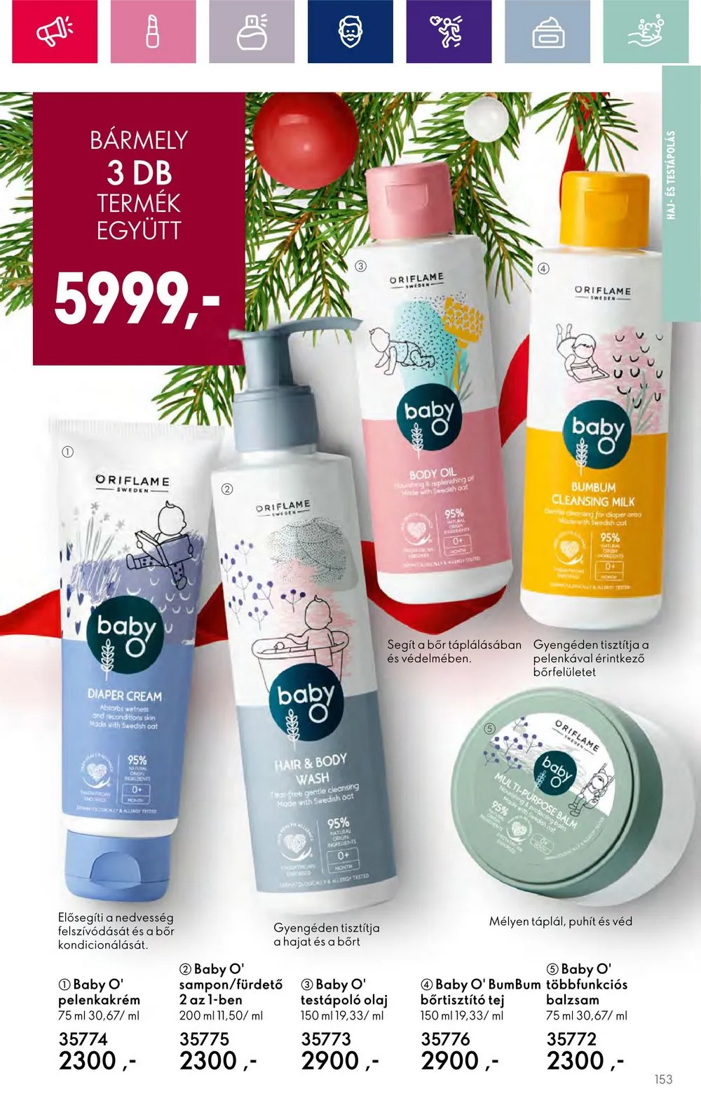 Oriflame akciós újság 11.15–12.05 – 153. oldal