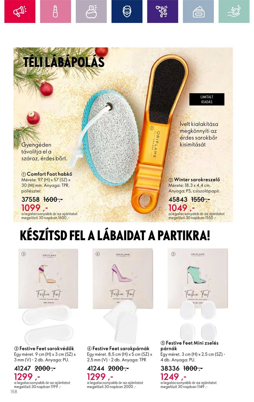 Oriflame akciós újság 11.15–12.05 – 158. oldal