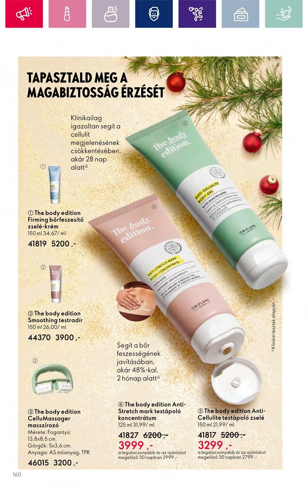 Oriflame akciós újság 11.15–12.05 – 160. oldal