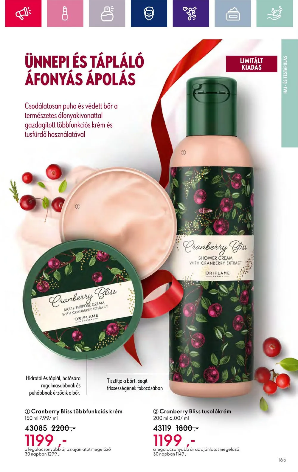 Oriflame akciós újság 11.15–12.05 – 165. oldal