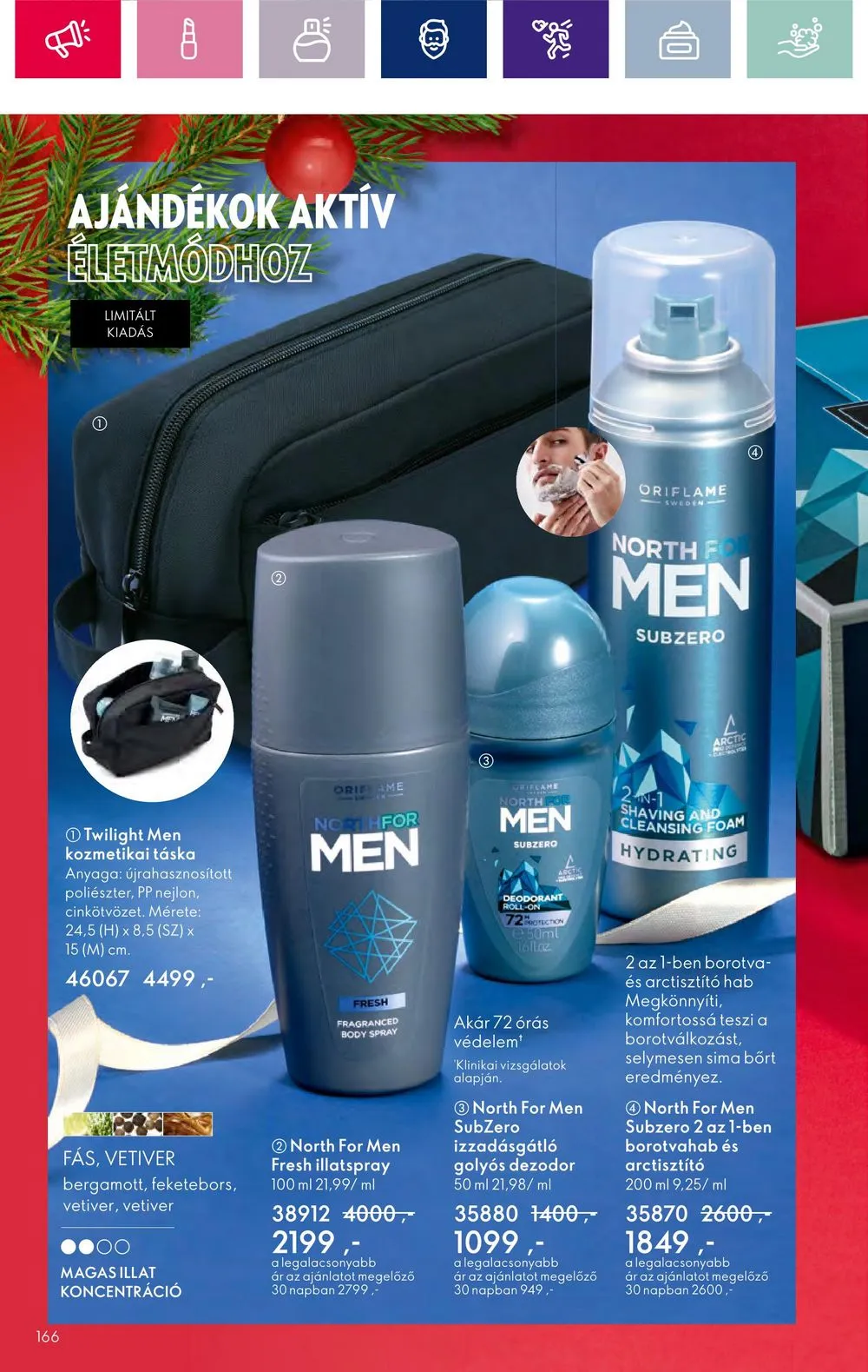 Oriflame akciós újság 11.15–12.05 – 166. oldal