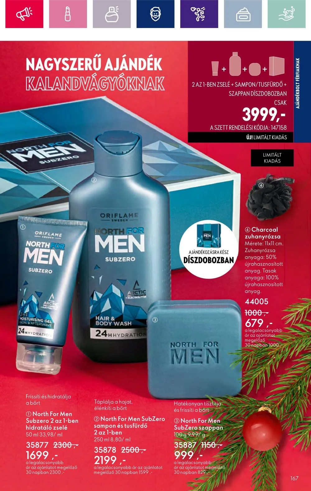 Oriflame akciós újság 11.15–12.05 – 167. oldal