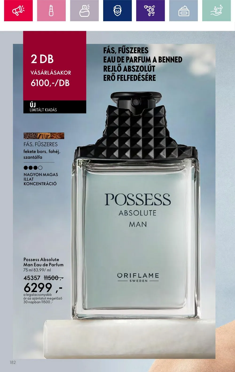 Oriflame akciós újság 11.15–12.05 – 182. oldal