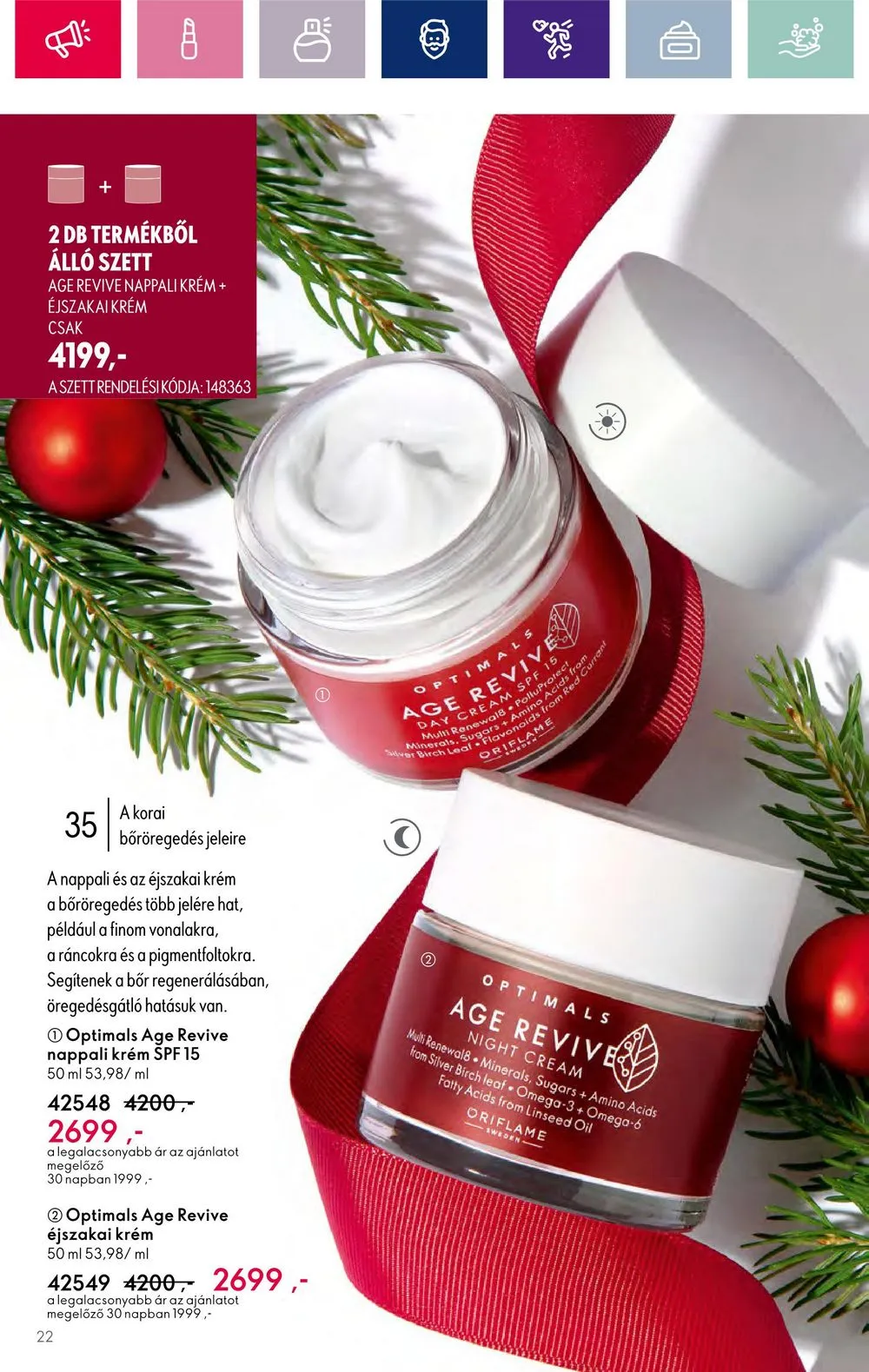 Oriflame akciós újság 11.15–12.05 – 22. oldal