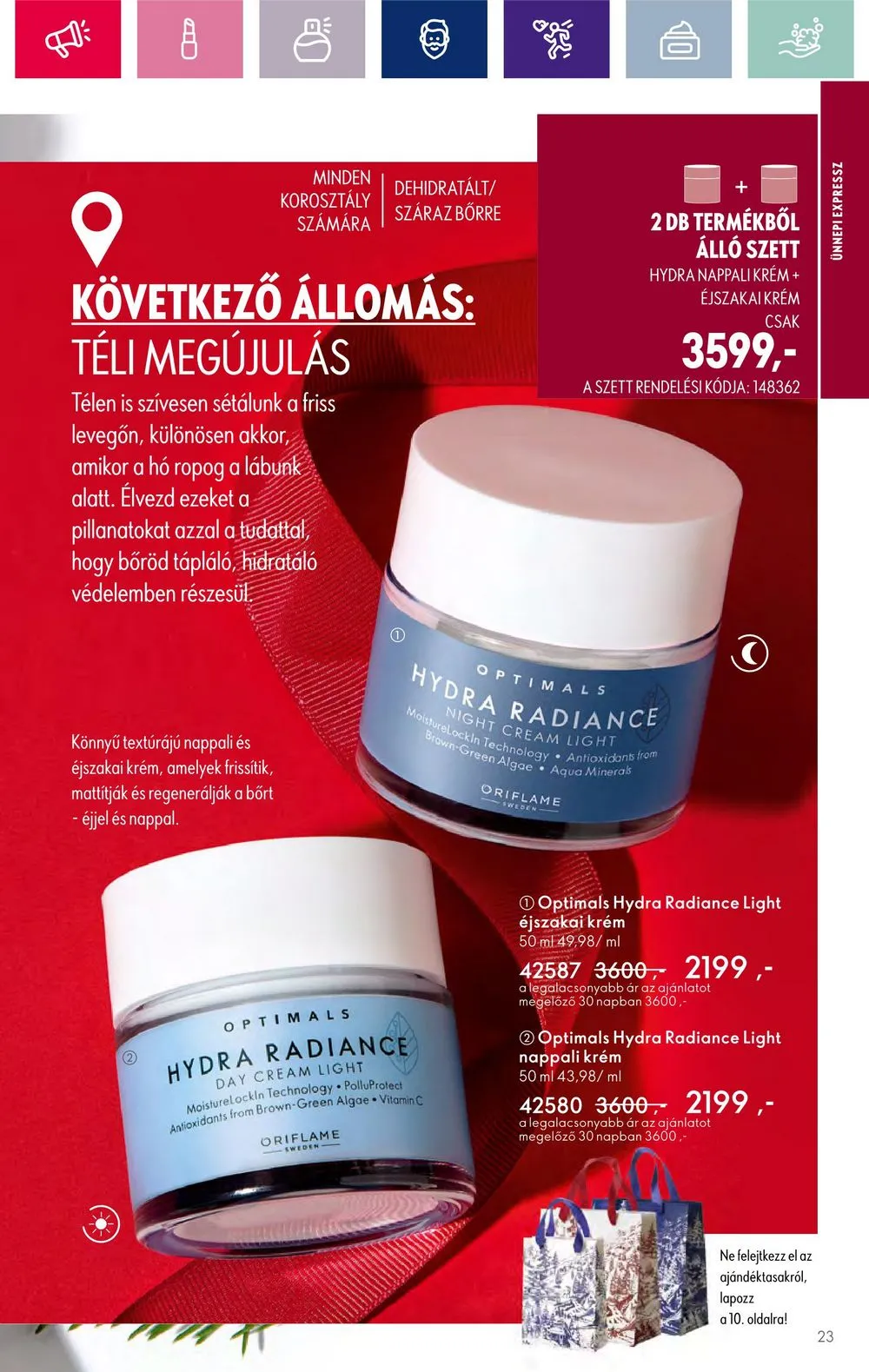 Oriflame akciós újság 11.15–12.05 – 23. oldal