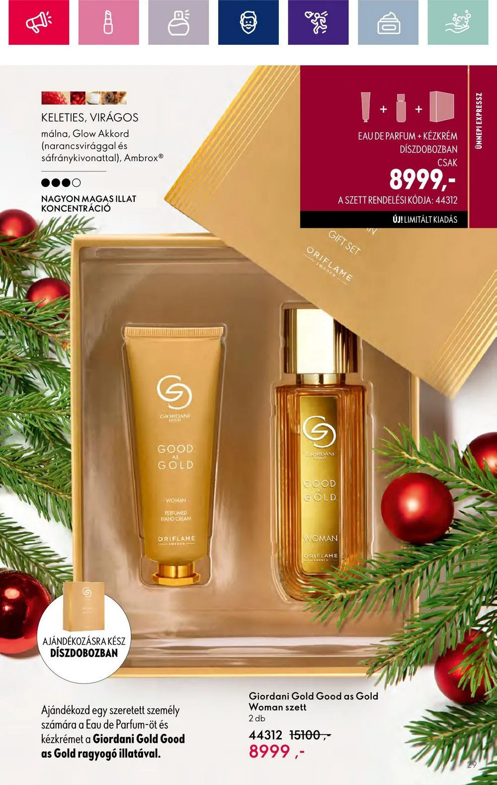 Oriflame akciós újság 11.15–12.05 – 29. oldal