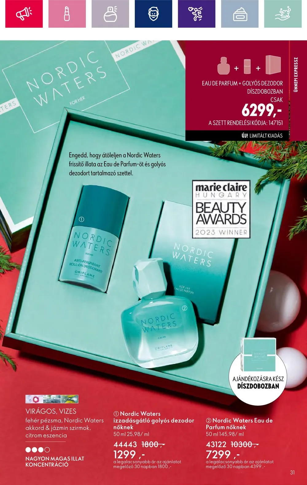 Oriflame akciós újság 11.15–12.05 – 31. oldal