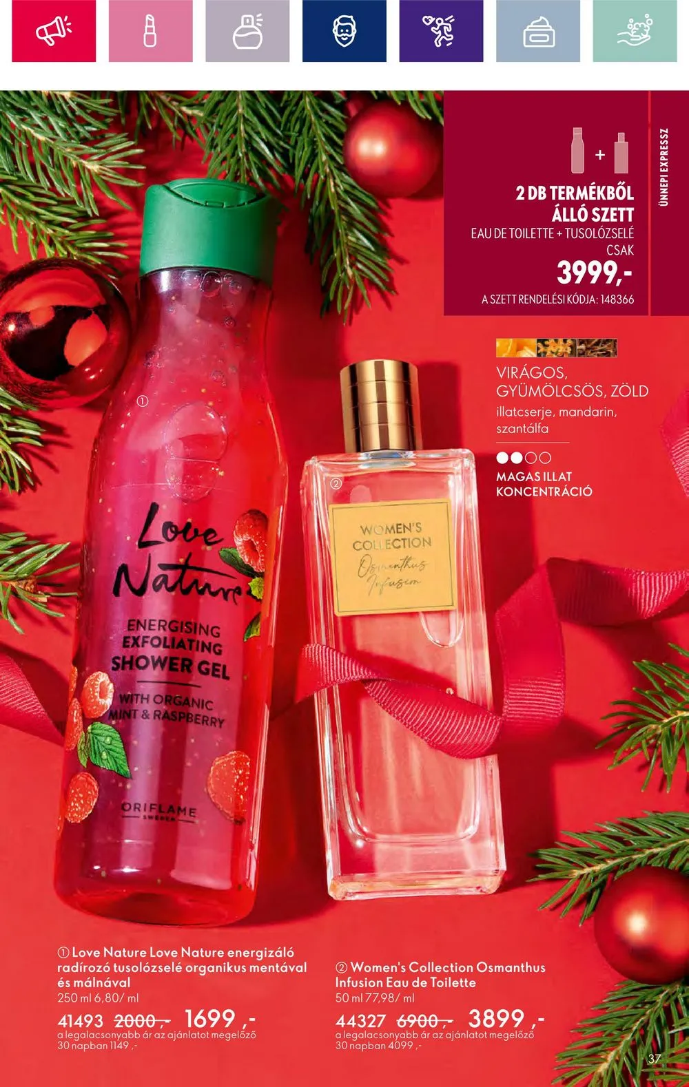 Oriflame akciós újság 11.15–12.05 – 37. oldal