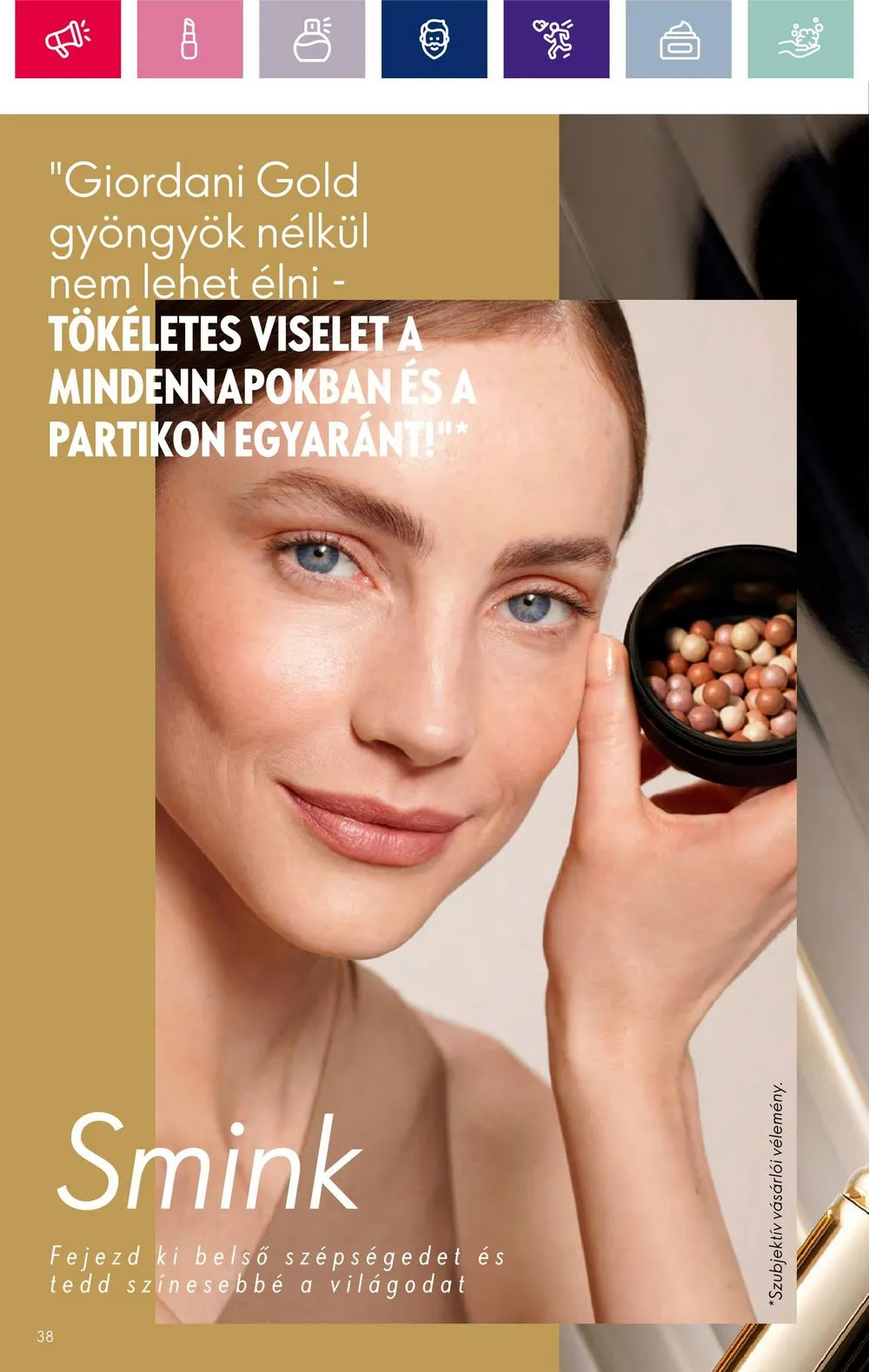 Oriflame akciós újság 11.15–12.05 – 38. oldal