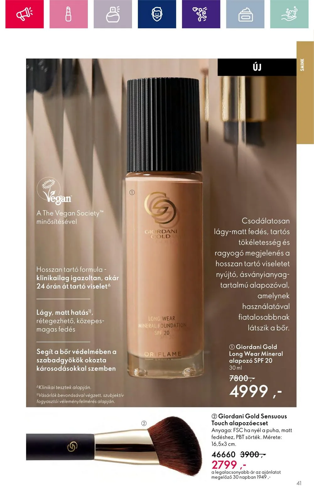 Oriflame akciós újság 11.15–12.05 – 41. oldal