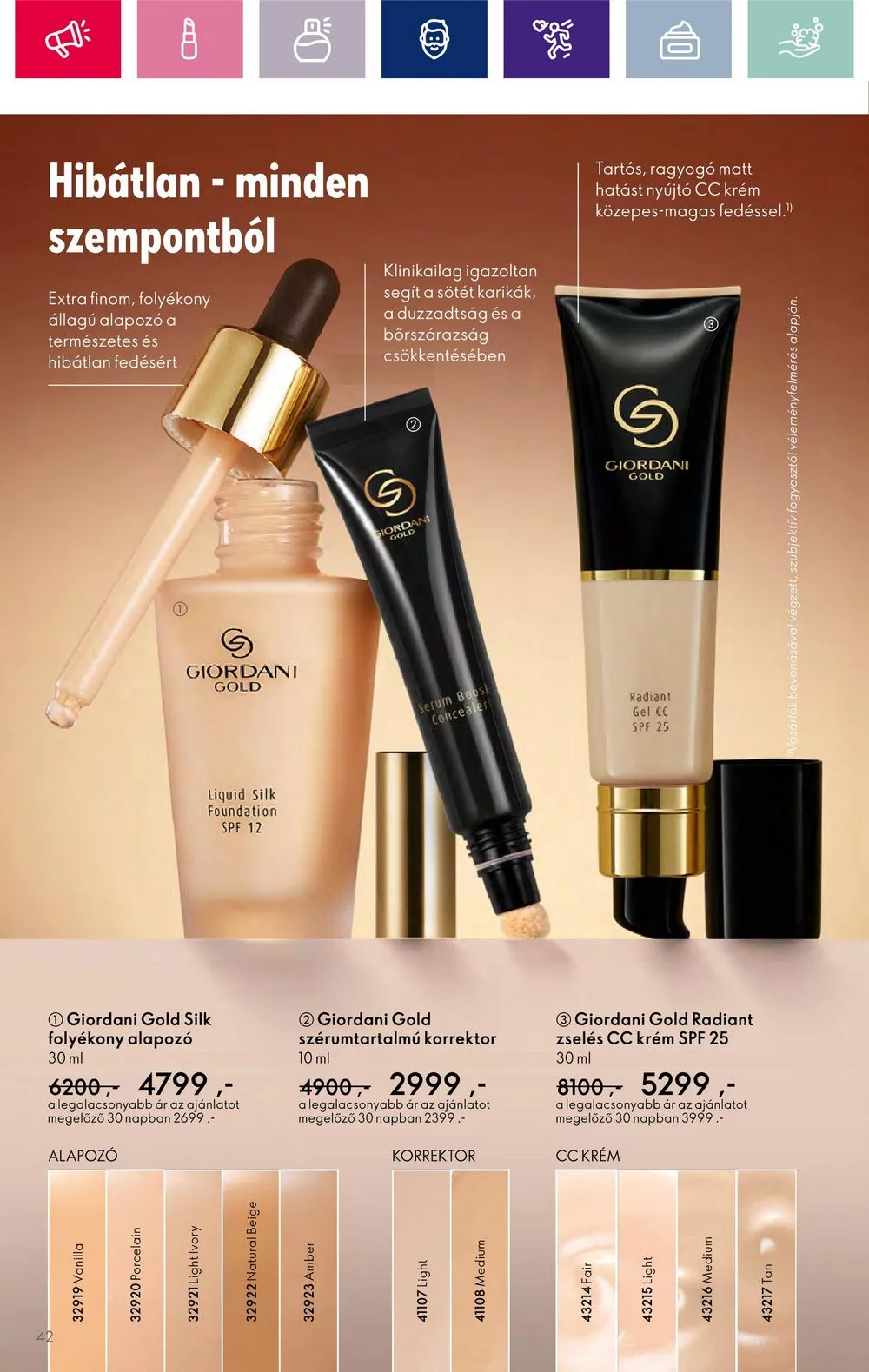 Oriflame akciós újság 11.15–12.05 – 42. oldal