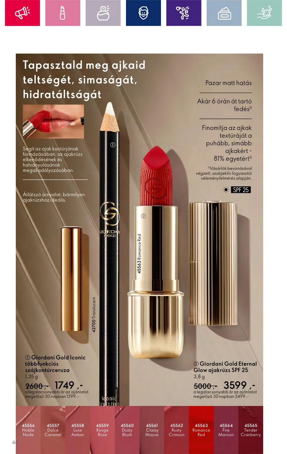Oriflame akciós újság 11.15–12.05 – 46. oldal