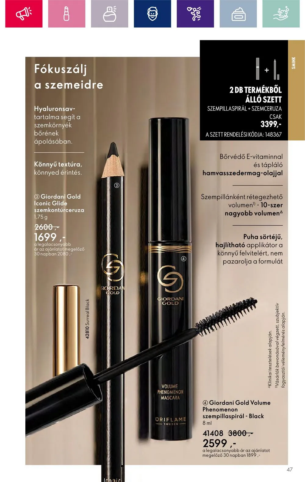Oriflame akciós újság 11.15–12.05 – 47. oldal