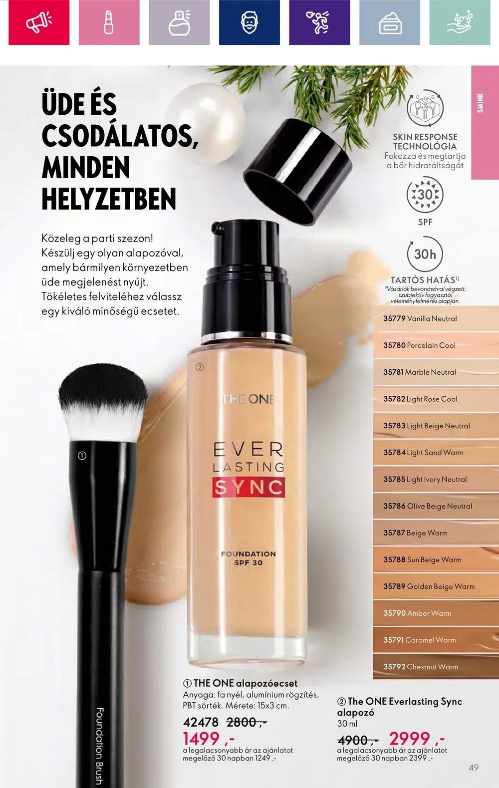 Oriflame akciós újság 11.15–12.05 – 49. oldal