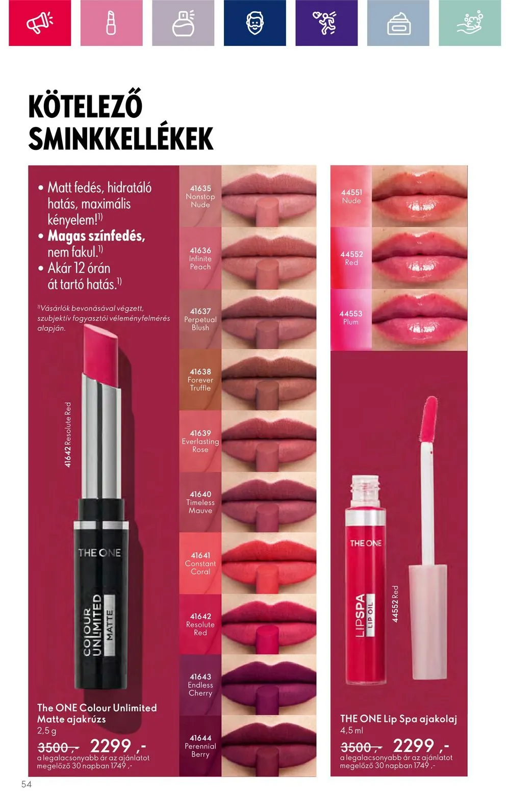 Oriflame akciós újság 11.15–12.05 – 54. oldal