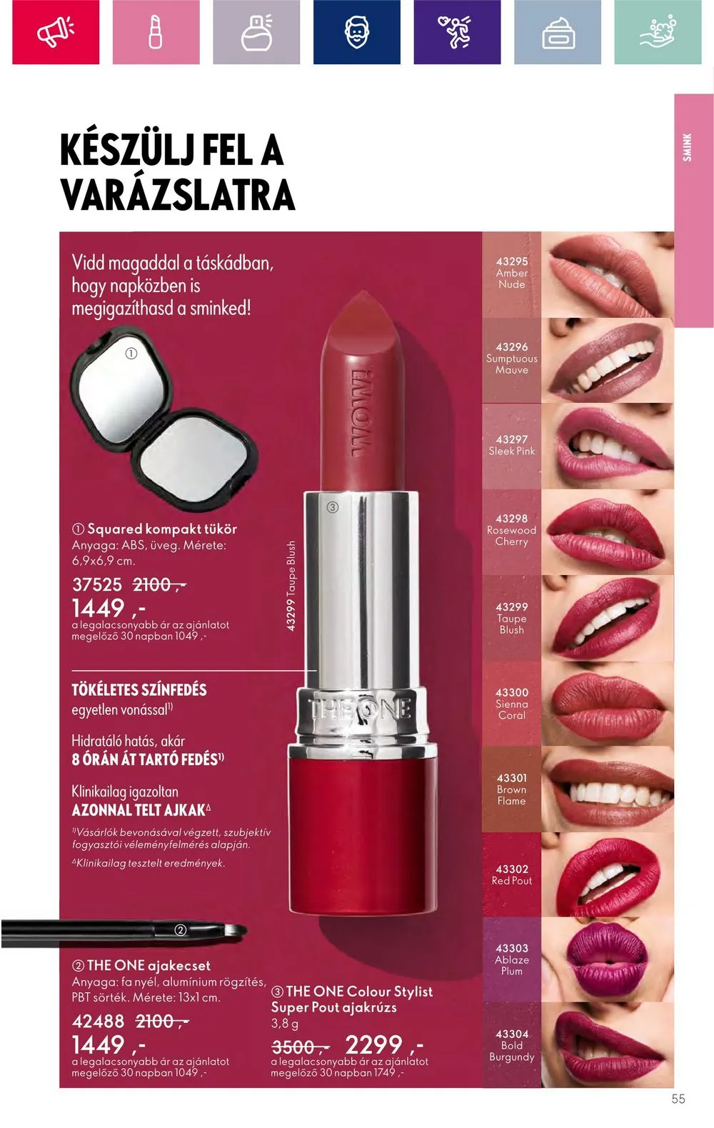 Oriflame akciós újság 11.15–12.05 – 55. oldal