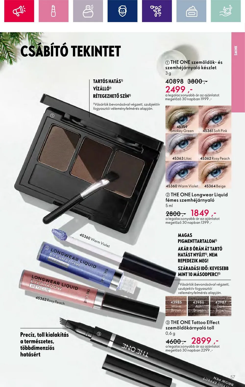 Oriflame akciós újság 11.15–12.05 – 57. oldal