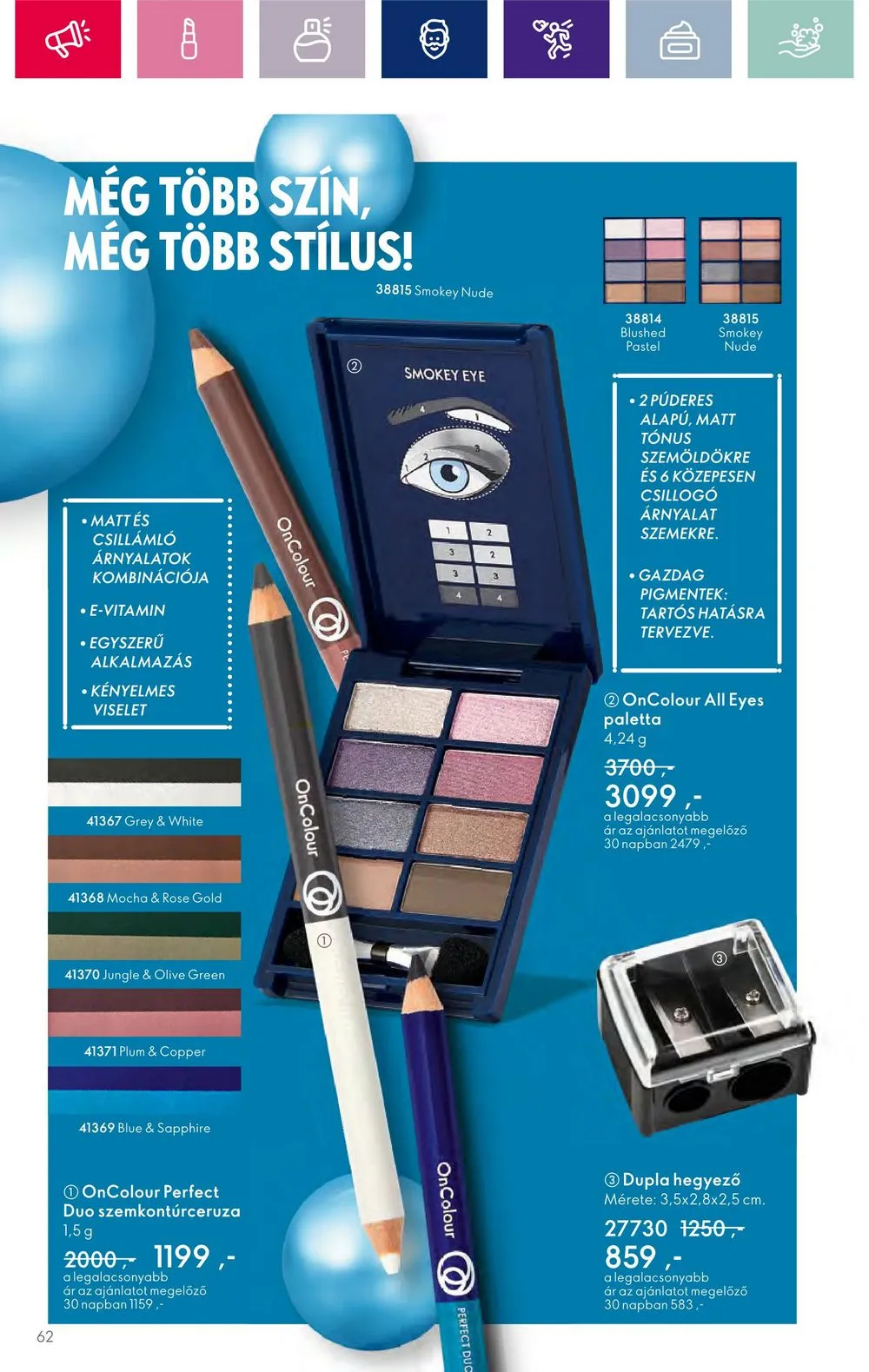 Oriflame akciós újság 11.15–12.05 – 62. oldal