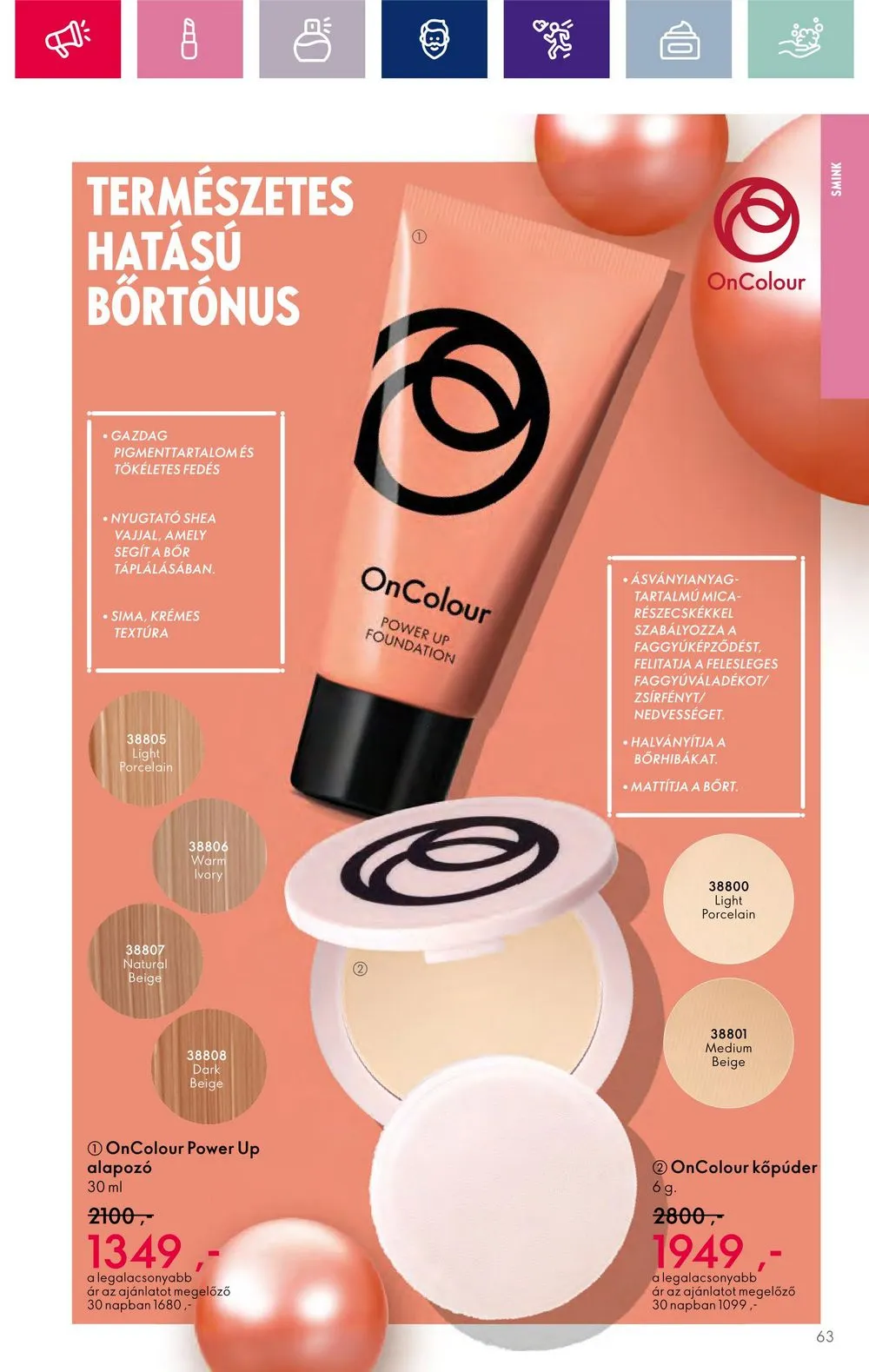 Oriflame akciós újság 11.15–12.05 – 63. oldal