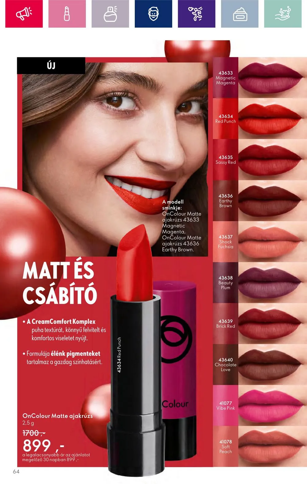 Oriflame akciós újság 11.15–12.05 – 64. oldal