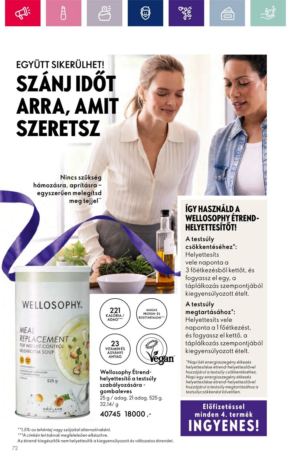 Oriflame akciós újság 11.15–12.05 – 72. oldal