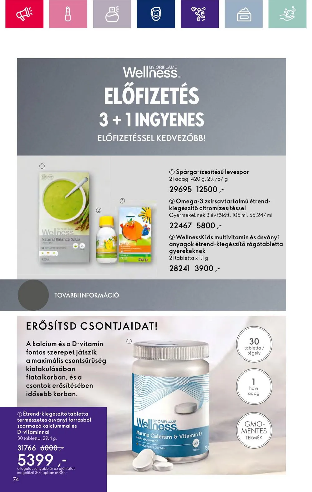 Oriflame akciós újság 11.15–12.05 – 74. oldal
