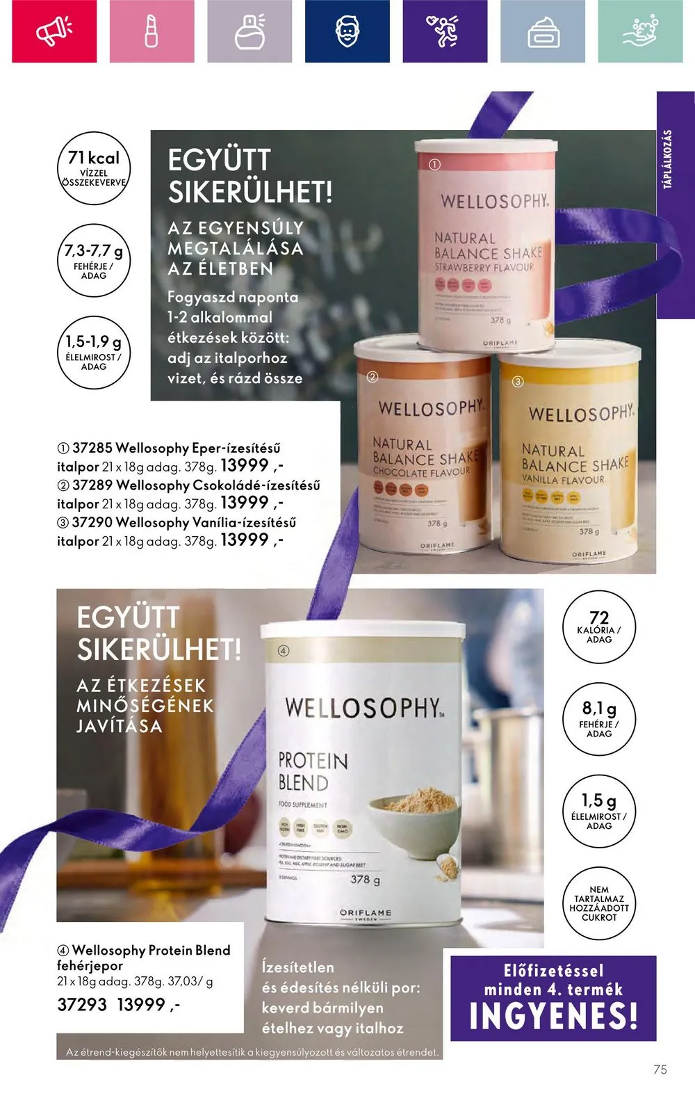 Oriflame akciós újság 11.15–12.05 – 75. oldal