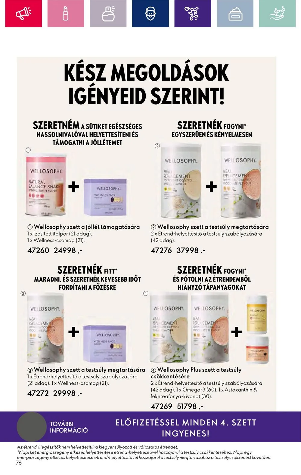 Oriflame akciós újság 11.15–12.05 – 76. oldal