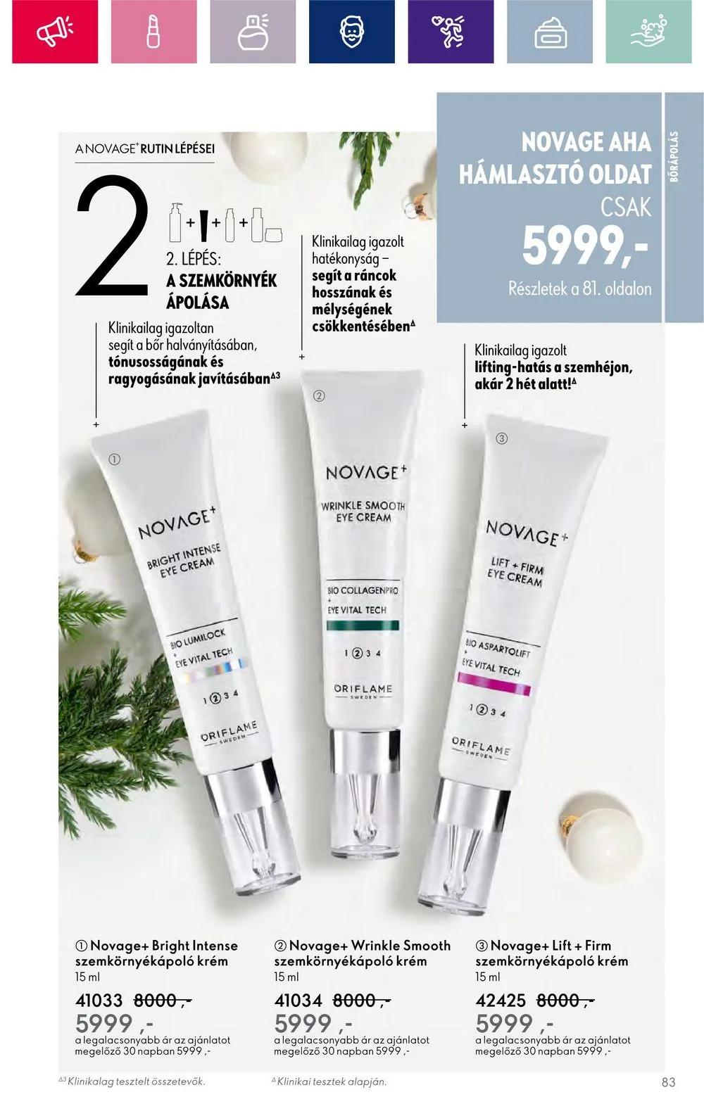 Oriflame akciós újság 11.15–12.05 – 83. oldal