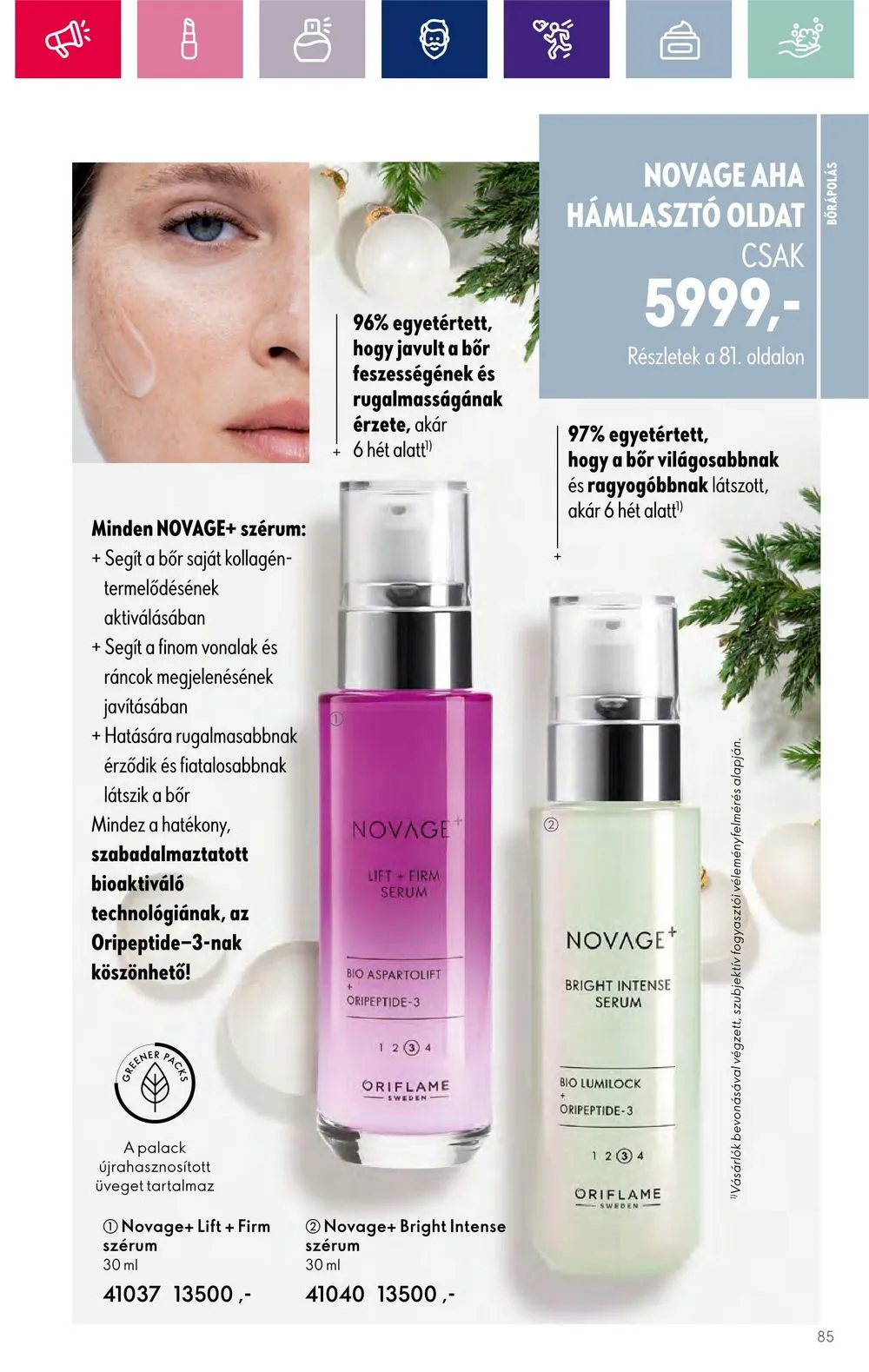 Oriflame akciós újság 11.15–12.05 – 85. oldal