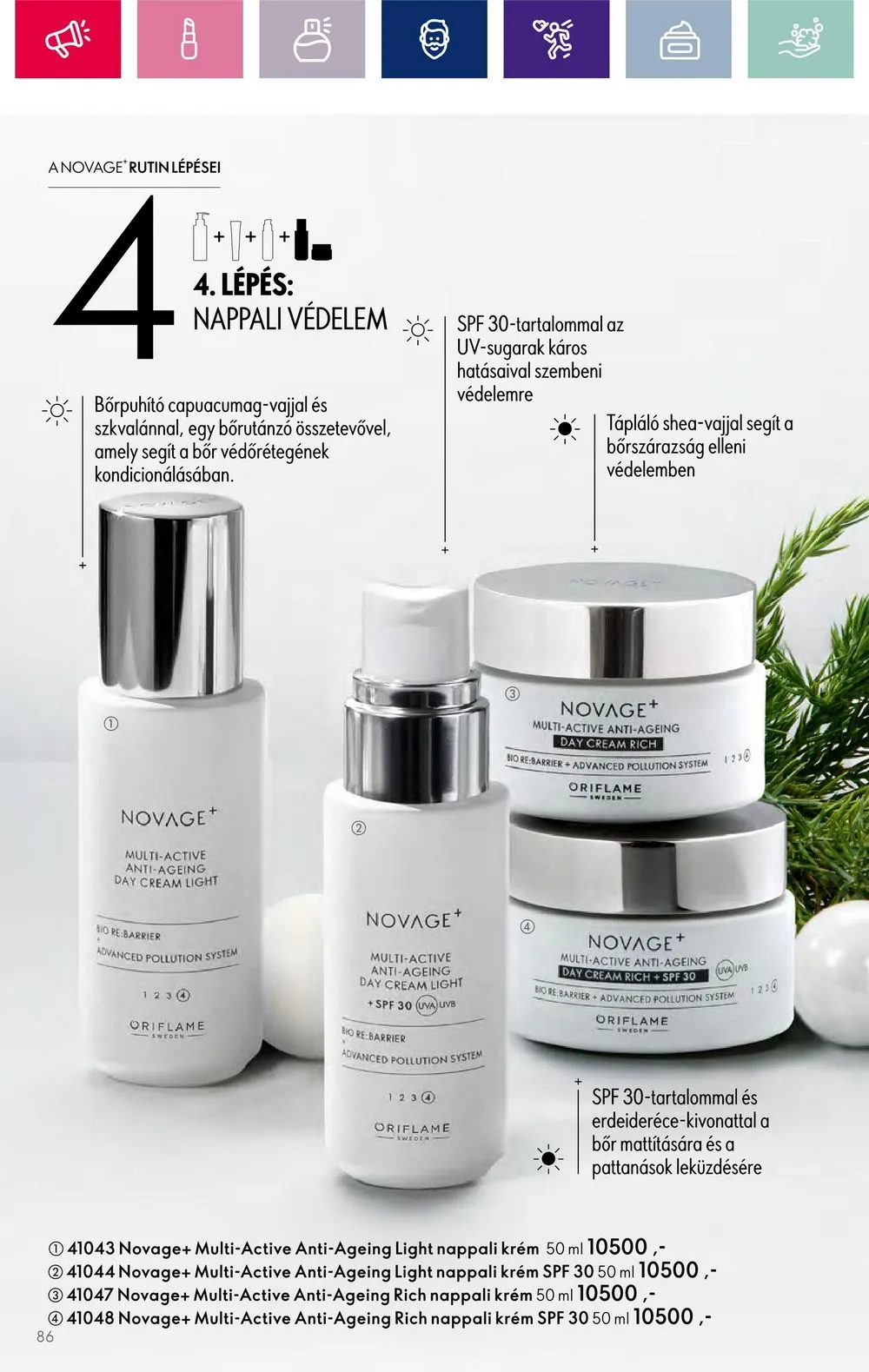 Oriflame akciós újság 11.15–12.05 – 86. oldal