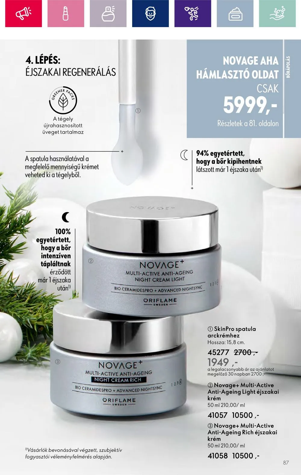 Oriflame akciós újság 11.15–12.05 – 87. oldal