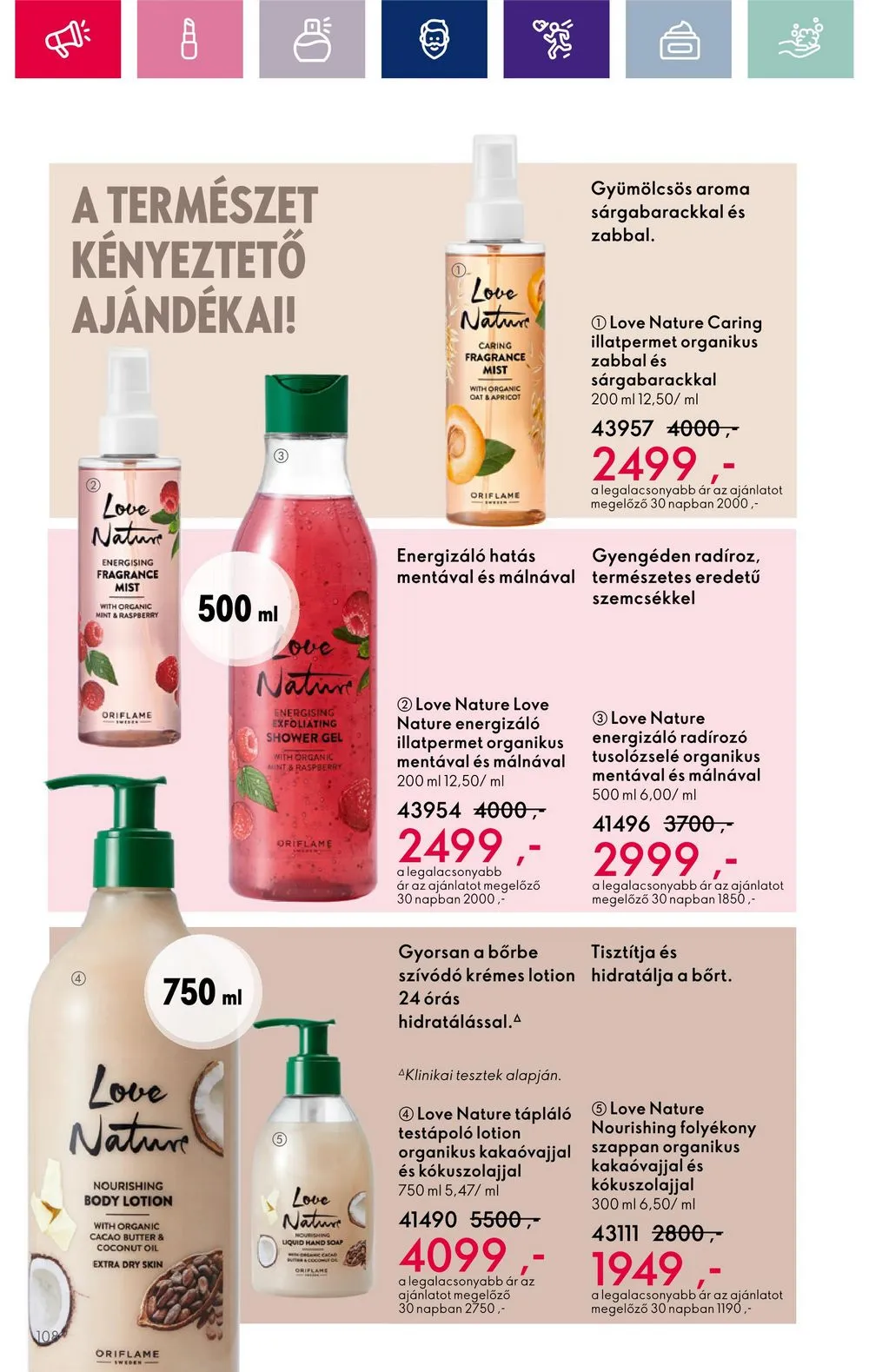 Oriflame akciós újság 12.06–12.27 – 108. oldal