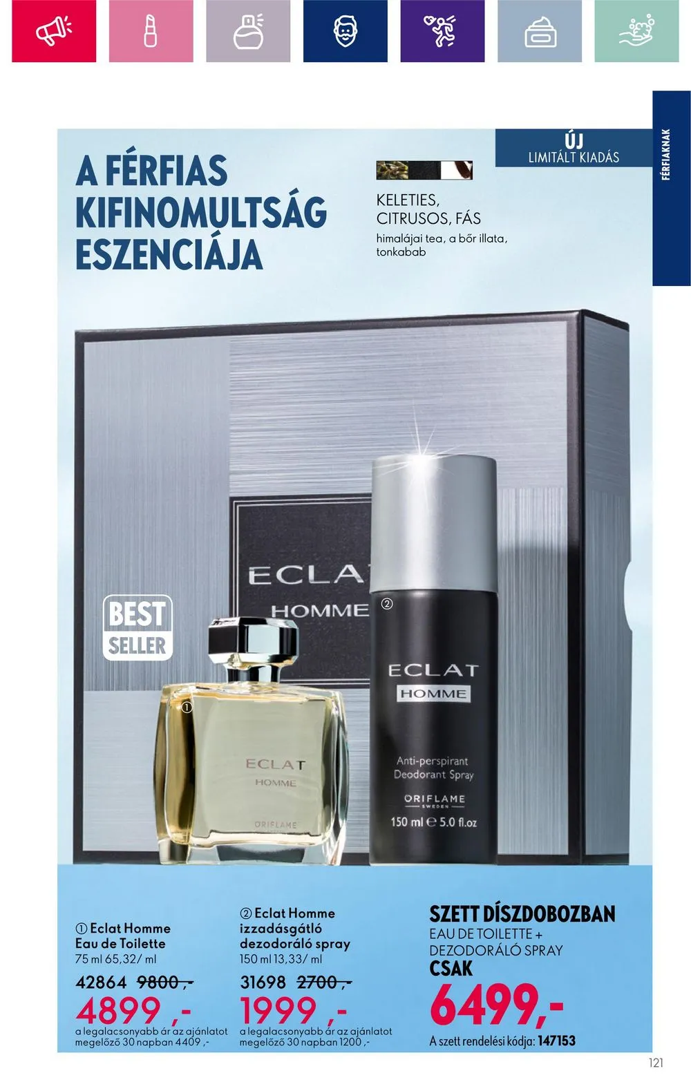 Oriflame akciós újság 12.06–12.27 – 121. oldal