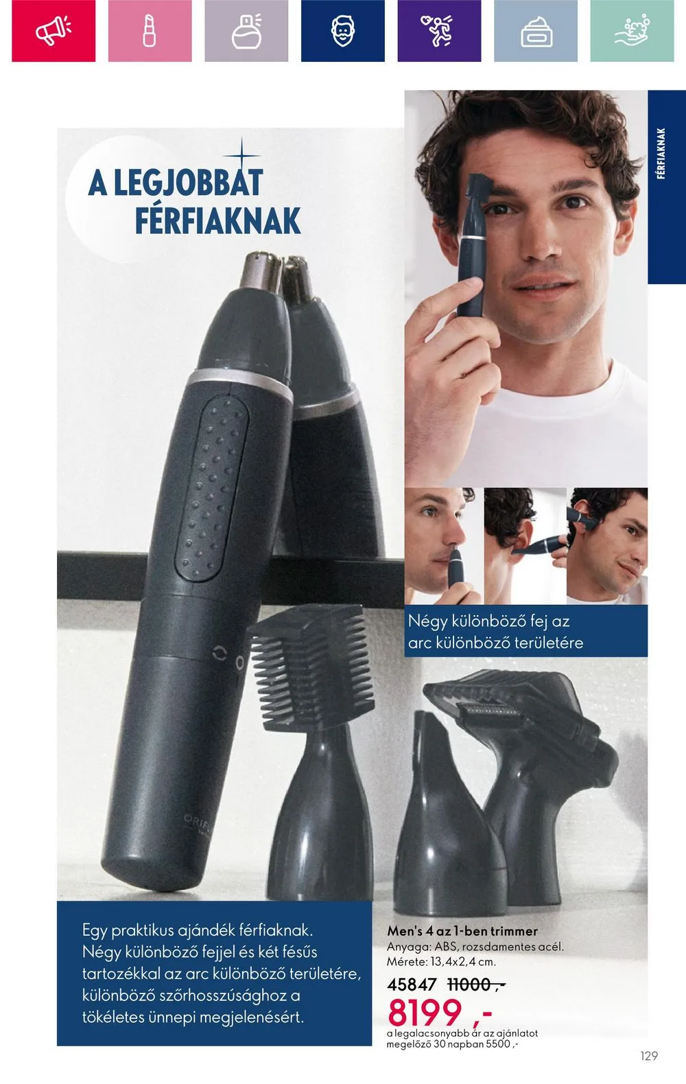 Oriflame akciós újság 12.06–12.27 – 129. oldal