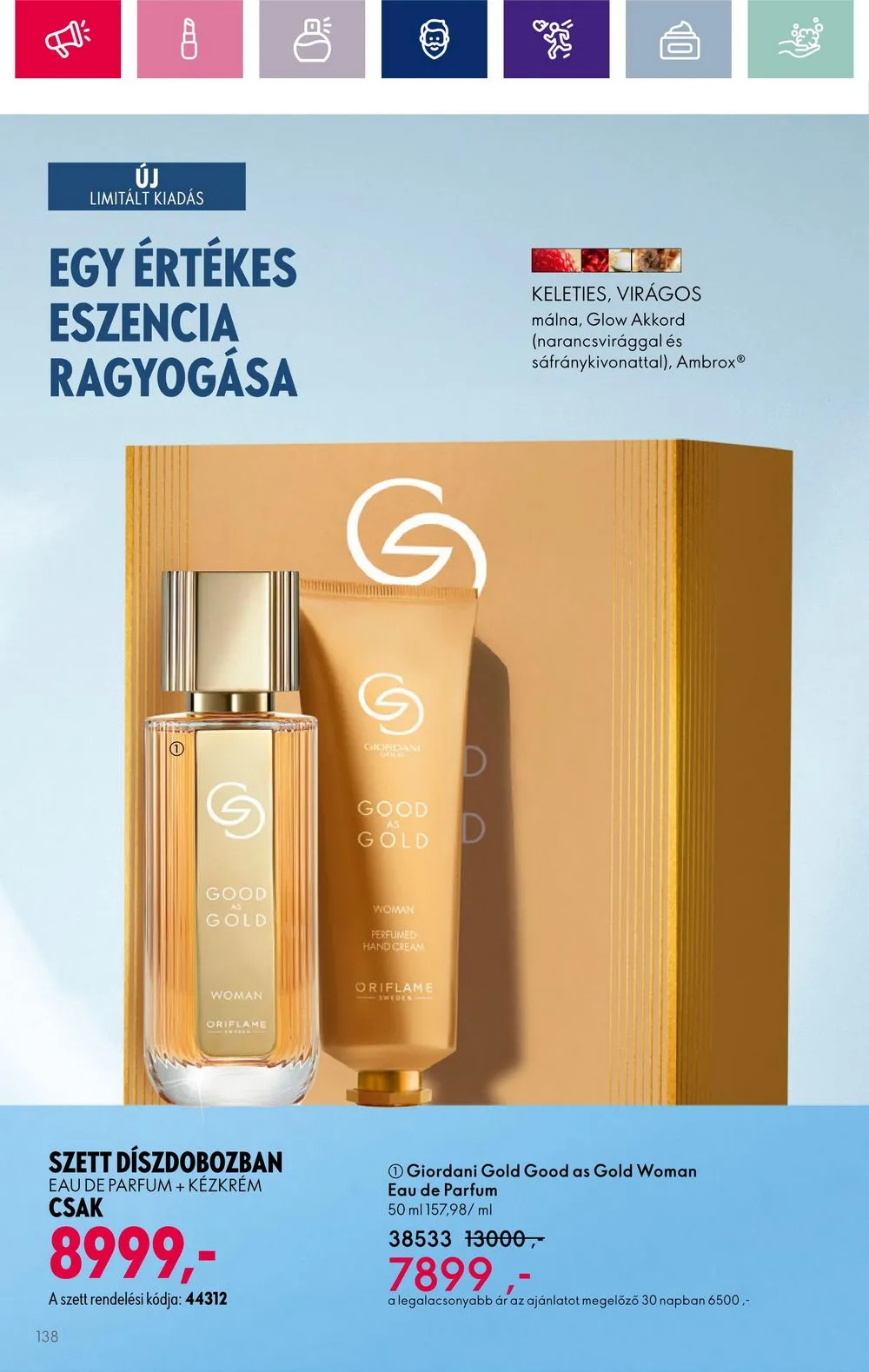 Oriflame akciós újság 12.06–12.27 – 138. oldal