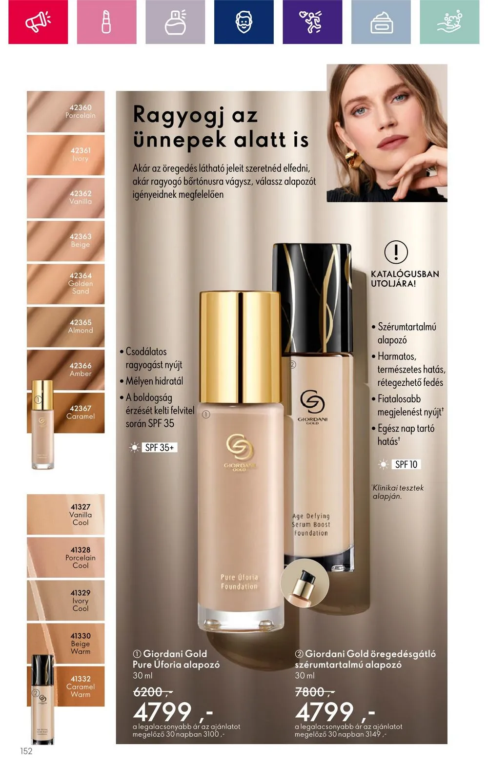 Oriflame akciós újság 12.06–12.27 – 152. oldal