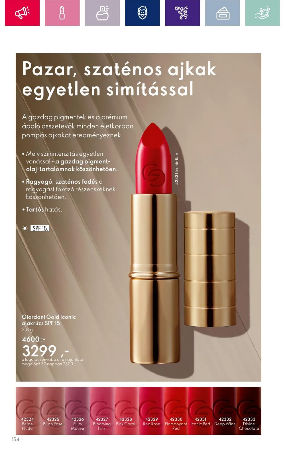 Oriflame akciós újság 12.06–12.27 – 154. oldal