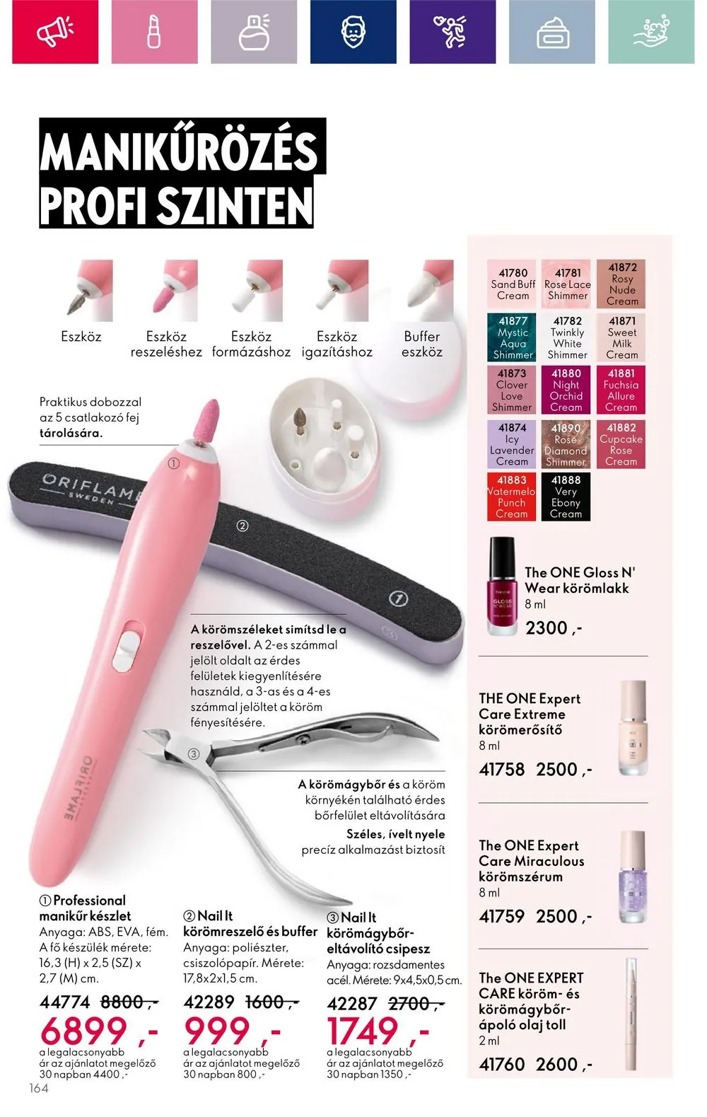 Oriflame akciós újság 12.06–12.27 – 164. oldal