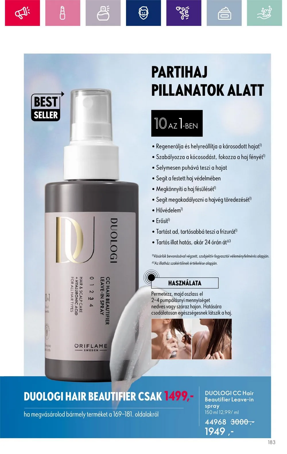 Oriflame akciós újság 12.06–12.27 – 183. oldal