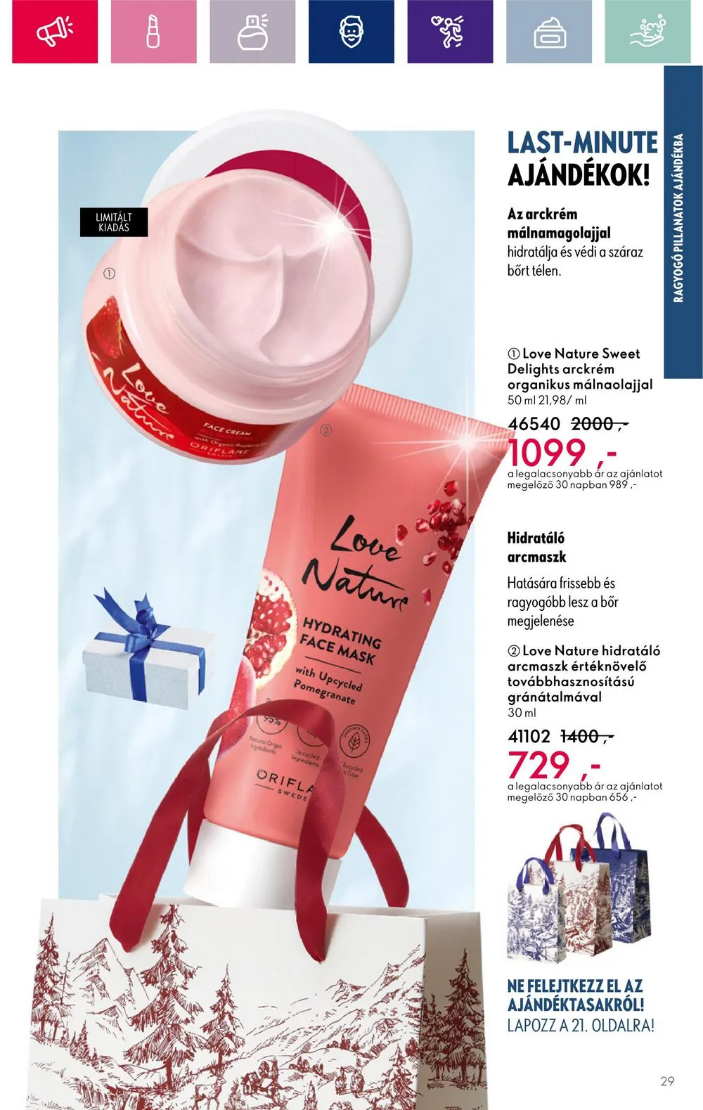 Oriflame akciós újság 12.06–12.27 – 29. oldal